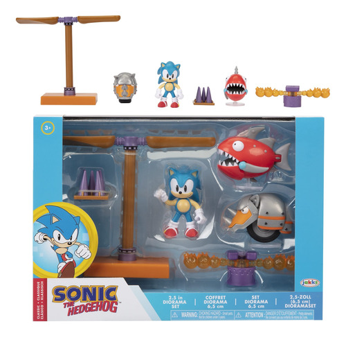 Sonic The Hedgehog Figuras De Accion 2.5  Diorama Set - Flyi