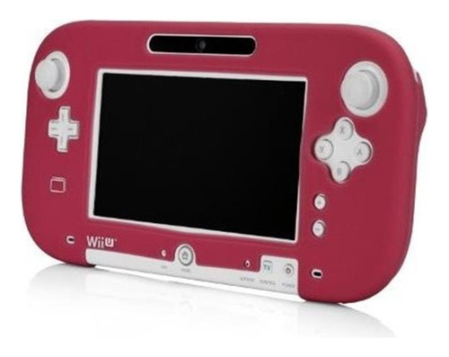 Wii U Gamepad Silicona Chaqueta - Rojo.