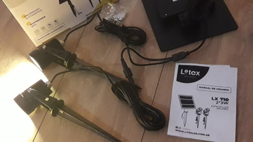2 Estacas Solares Jardin Ideal Eventos Iluminan Super