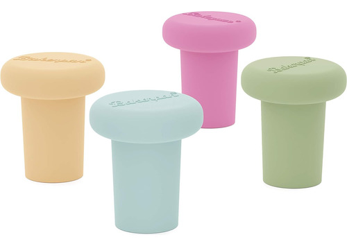 Bakerpan Tapones De Silicona Para Botellas De Vino,...