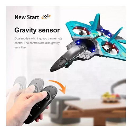 M Drone Rc Plane Aero Jet Con Cámara 2,4