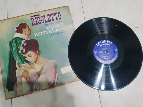 Disco Vinilo Andre Kostelanetz Verdi Rigoletto