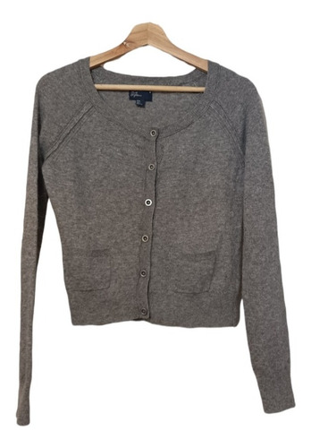 Sweater Mujer Cárdigan Gris  American Eagle