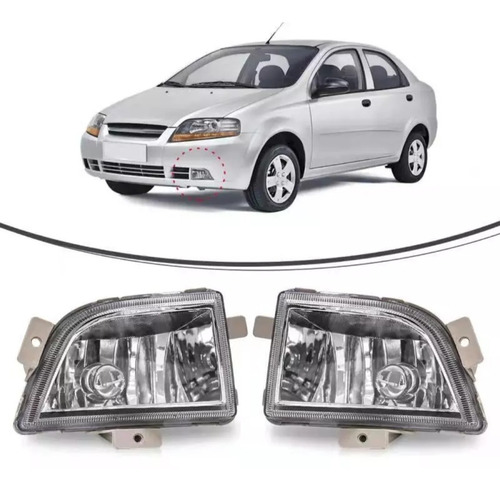 Faros Antiniebla Chevrolet Aveo Sedan 2006 2010 