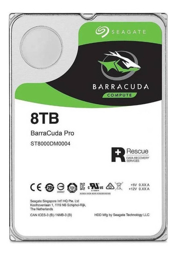 Disco duro interno Seagate Barracuda Pro ST8000DM0004 8TB