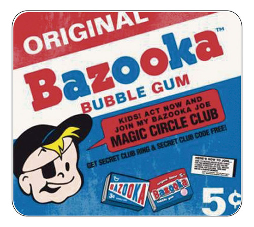 Mouse Pad Chicle Bazooka Golosina Vintage Retro Cartel 997