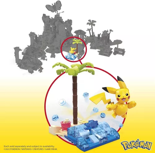 Mattel - Pokemon - Construção Pokémon com movimento: Pikachu