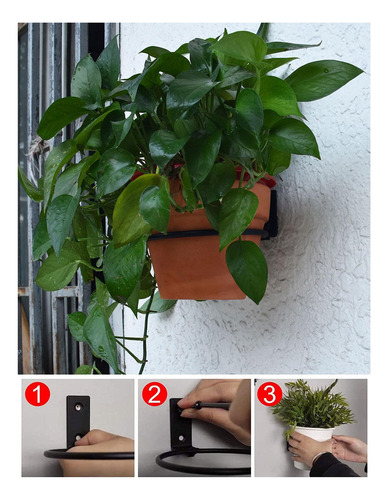 Soporte De Jardín, Gancho Para Cesta Colgante, 8 Pulgadas