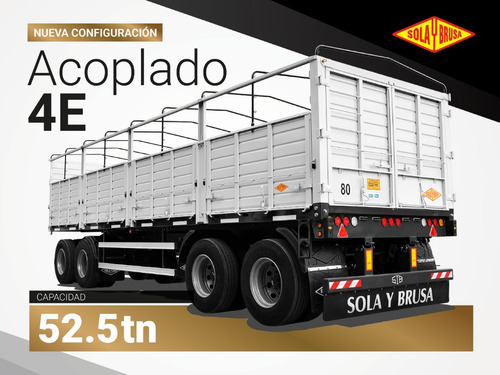 Imagen 2 de 14 de Acoplado Baranda Volcable 4 Ejes Sola Y Brusa Retirá Hoy!