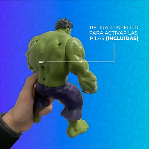 Imagen 3 de 10 de Muñecos Articulados Figura Accion Marvel Avengers Luz Sonido