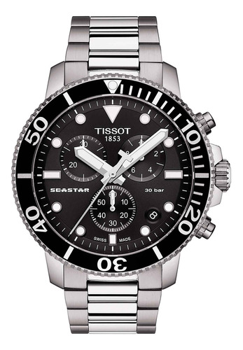 Reloj Tissot Seastar 1000 Acero Negro
