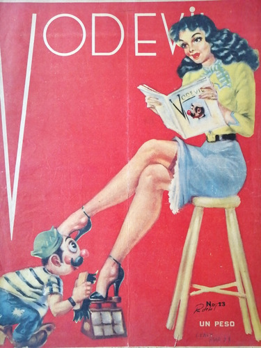 Revista Antigua Vodevil 1952 Mexico