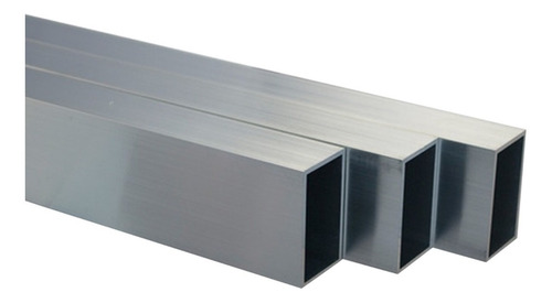 Regla De Aluminio Reforzada 40 X 20mm X 1mt -precio Especial Gris