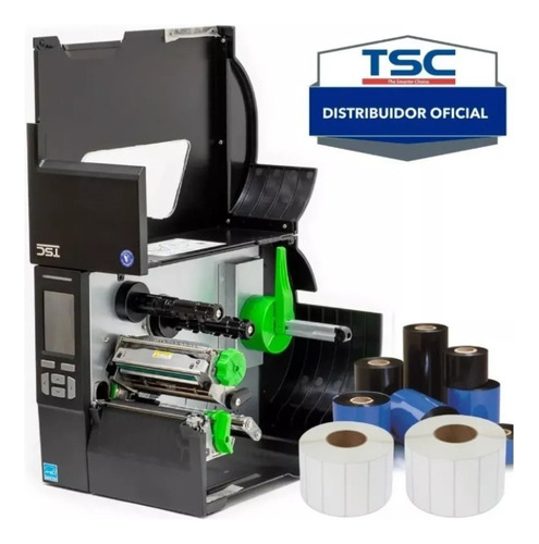Impresora Industrial De Etiquetas Autoadhesivas Codigo De Baras Qr Tsc Mb240t Ethernet Rs-232 Usb