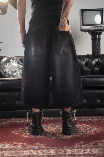 Bermuda Larga Baggy Jean Hombre Talles Especiales