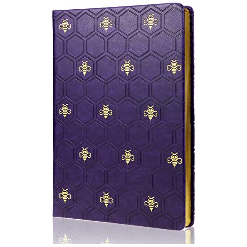 Diario De Cuero Cubierta De Calavera Y Abeja, Libreta D...