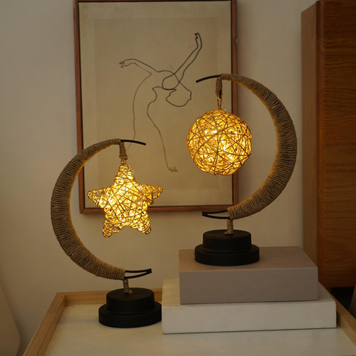 Luz De Noche Led Lámpara De Luna Decoración De Dormitorio