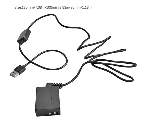 Carcaza Lp-e12 + Cable Dc Charge Usb 5v A 8v 