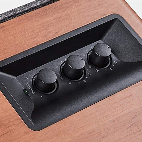 Imagen 2 de 6 de Par Bocinas Edifier R1280t Activos Amplificados Color Madera