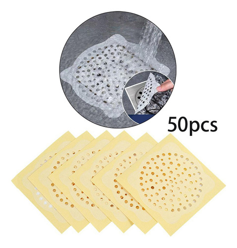 50 Piezas De Pegatinas De Colador De Desagüe De Ducha