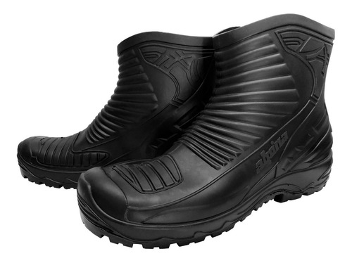 Botas Touring Impermeables Agua Lluvia Pvc Alpina Sti Full