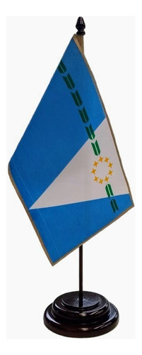 Mástil Escritorio Madera-bandera Formosa Calidad Premium