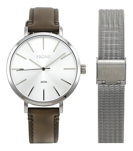 Reloj Dama Prune Prt-5152-05 Ag Oficial Gtia 12 Meses