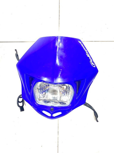 Faro Del Moto Enduro Para Adaptación A Cross Azul