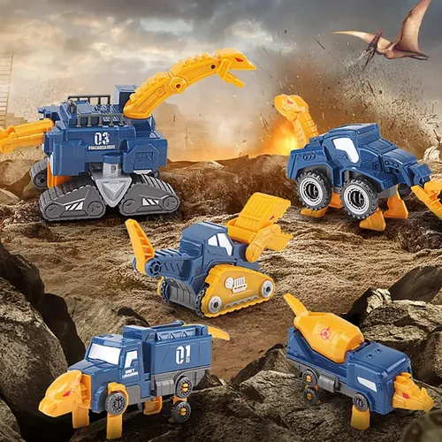 Juego De Transformación De Carros Pengjia 5 En 1 Robot