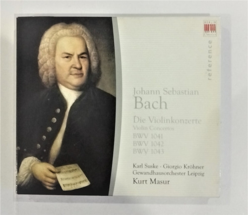Johann Sebastian Bach Cd 3 Conciertos Para Violin