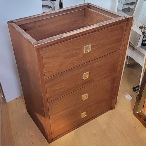 Cajonera 4 Cajones 54x35x69 Interior De Placard Madera Maciz (Usado)