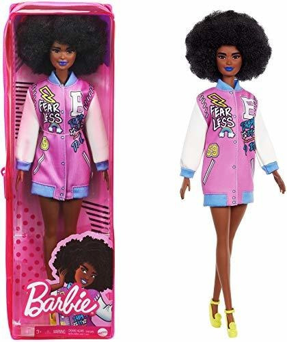 Barbie Fashionistas Doll # 156 Con Cabello Castaño Rizado 
