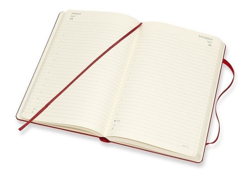 Agenda Moleskine 2022 / Diaria T. Dura Large Snoopy 12m