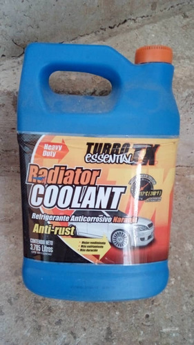 Refrigerante Coolant Turbo Tx Naranja Para Vehículos