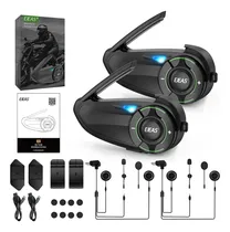 Comprar Intercomunicador Para Casco De Moto Ejeas Q8 2pz Mesh3 Ip67