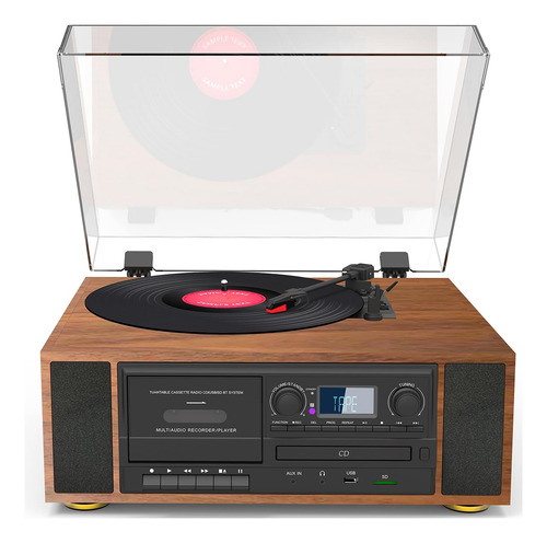 Sistema De Toca-discos Boytone Bt-98sm Bluetooth Classic, Rá