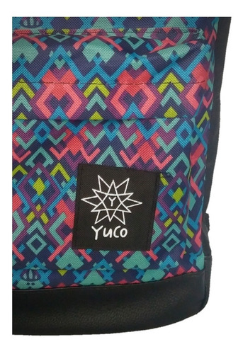 Imagen 3 de 10 de Mochila Portanotebook Universitaria Escolar Estampada