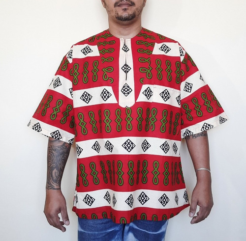 Imagem 2 de 6 de Blusa Bata Masculina Tecido Hermes.
