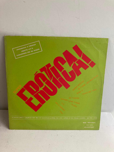 Lp Super Erótica 1970 (Usado)