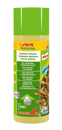 Abono Para Plantas Sera Florena Peces, Acuario 250ml