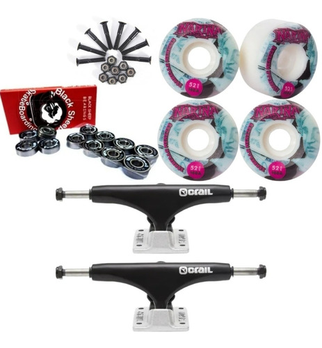 Truck Crail 133mm +narina 52mm Black Sheep + Parafuso 10mm