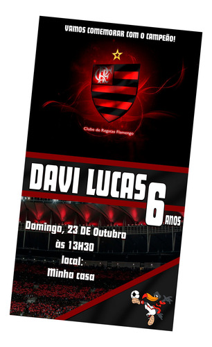 Convite Virtual Flamengo