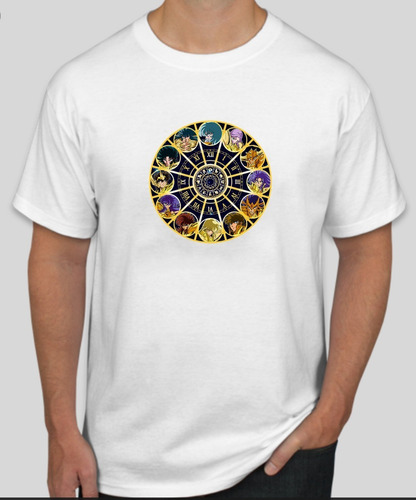 Camiseta Unisex Caballeros Del Zodiaco Personalizada