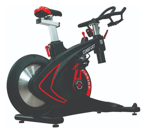 Bicicleta Ergométrica Spinning Profissional S500 11 Níveis Cor Preto