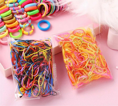 780 Pz Mini Ligas Elásticas Para Cabello Accesorios