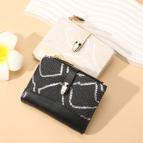 Cartera Corta Con Hebilla Cartera De Mujer Colores Elegir
