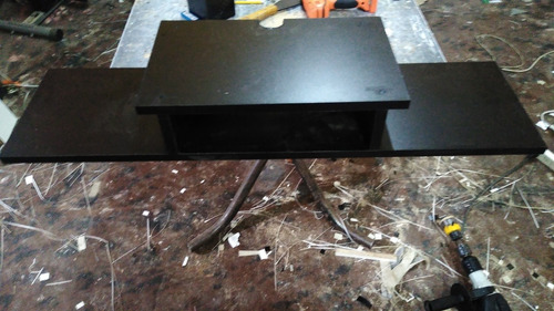 Imagen 2 de 3 de Estante Rack Flotante Más Soporte Fijo Smart Led Lcd Consola