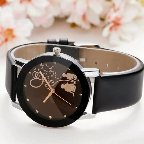 Relógio Feminino Pulseira De Couro Para Todos Os Momentos