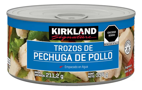 Trozos De Pechuga De Pollo Enlatado 354 Gr