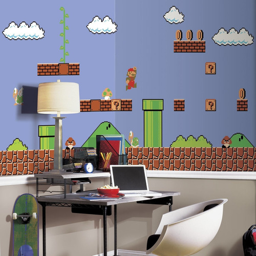 Vinilo Decorativo Pared [1c41qkym] Super Mario